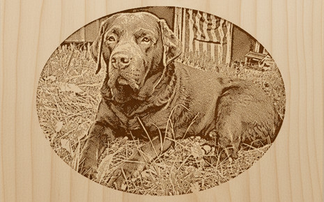 Drechslerei Reiter - Fotogravur auf Holz - Personalisiertes Holzbild mit eigenem Foto